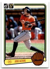 2017 Donruss Retro1983 Jose Altuve Houston Astros #RV-13