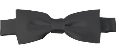 Corbatas de moño ajustables preatadas de color liso Manzini Neckwear® para niños Foto 1 de 2