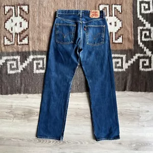 Levi's 501 Vintage Medium Blue Denim Jeans W 30 - Picture 1 of 6