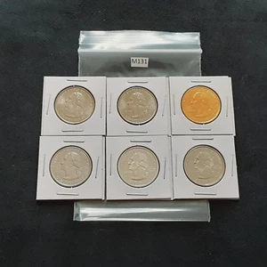 2005 California State Quarters Set! 6 Different coins! 1 90% silver!! M131 - Picture 1 of 2