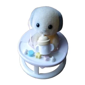 Sylvanian Patches Hund Baby. Regenbogen Kinderzimmer Vintage Flair Calico Critters - Bild 1 von 7