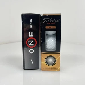 [NUOVO] Titleist Pro V1 Palline da golf - Manicotto (3 palline) 2010 e 3 palline Nike One - Foto 1 di 4