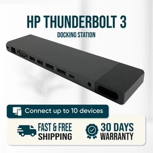 HP Thunderbolt 3 USB-C Docking Station HSTNN-CX01 for EliteBook ZBook Laptops - Picture 1 of 7