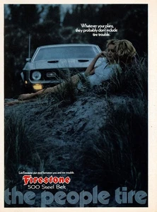 1972 Firestone: The People Tire Vintage Print Ad - Picture 1 of 1