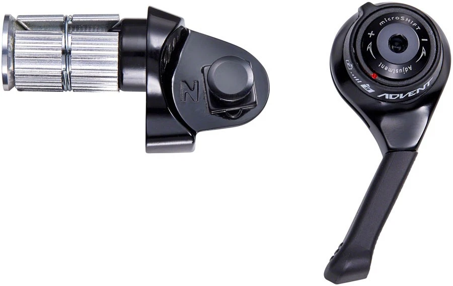 Palanca de cambios de extremo de barra derecha Microshift, 9 velocidades, solo compatible con Adviento Foto 1 de 1
