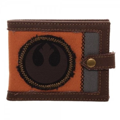 Bioworld Star Wars Episode 8 Canvas Rebel Boxed Mens Bi-fold Wallet - Image 1 of 2