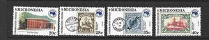 MICRONESIA - 1984 AUSIPEX - SCOTT 21 AND C4 TO C6 - MNH - Picture 1 of 1