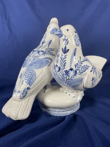 Keramik blau/weiß Vögel Figur E Serie Signe Italien Vintage Meiselman Imports - Bild 1 von 15