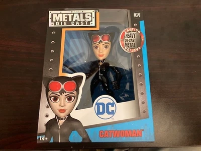 "Figura fundida a presión de Catwoman de metales de Jada Toys 4"" M370" Foto 1 de 2