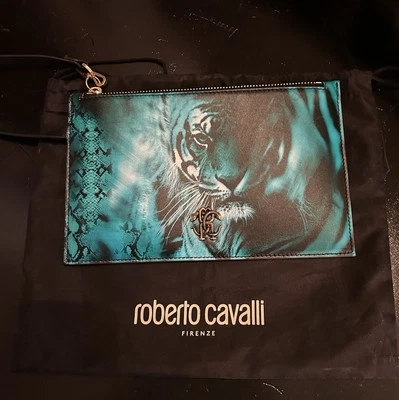 Roberto Cavalli Tiger Envelope Clutch - Image 1 of 4