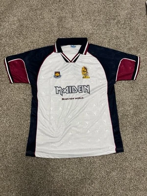 Iron Maden RETRO STYLE West Ham 1999 Away Men’s Jersey – Size XL (fits L) - Image 1 of 4