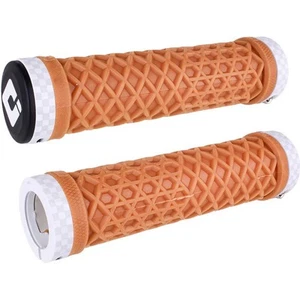 Pair of MTB Vans Lock-On Grips 130mm Limited Edition Chess Black/White - Picture 1 of 1