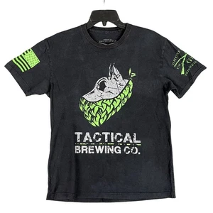 Tactical Brewing Co Shirt Mens M Militarycore Streetwear Graphic Veteran made - Picture 1 of 6
