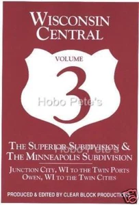 * Clear Block DVD: WISCONSIN CENTRAL - VOL 3, NEW! - Picture 1 of 1