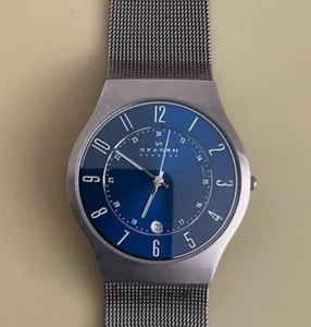 Skagen Design Herren Armbanduhr ( Blaues Ziffernblatt) - Bild 1 von 4