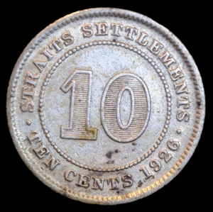 1926 Insediamenti dello Stretto 10 Centesimi - Argento - Lotto #5045 - Foto 1 di 2