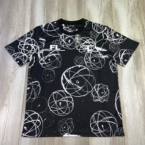 Faze Clan Futura Atom Jersey Size Large Black White AOP Short Sleeve Men New - Picture 1 of 13