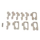 Car Lock Stainless Steel Car Lock Plate Rustproof Replacement 380 Pieces
