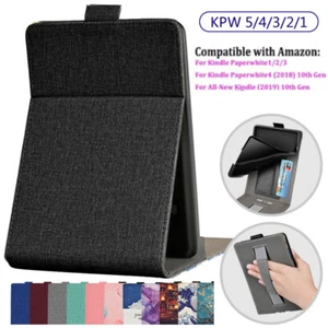 For Amazon Kindle Paperwhite 1 2 3 4 5/6/7/10th Gen 6" Leather Smart Case Cover - Picture 1 of 23