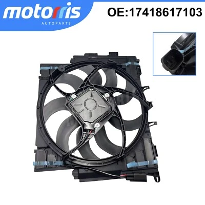 For BMW 528i/528i xDrive 2012-16 17418642161 17418619143 17418617103 Cooling Fan - Image 1 of 4