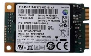 Disque SSD mSATA 128 Go Samsung MZ-MPC1280/0L1 90-99 % santé - Photo 1/1