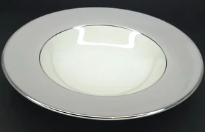 Tazón de sopa Franciscan Palomar gris gris borde Mcbean alegre años 50 repuesto - Imagen 1 de 8