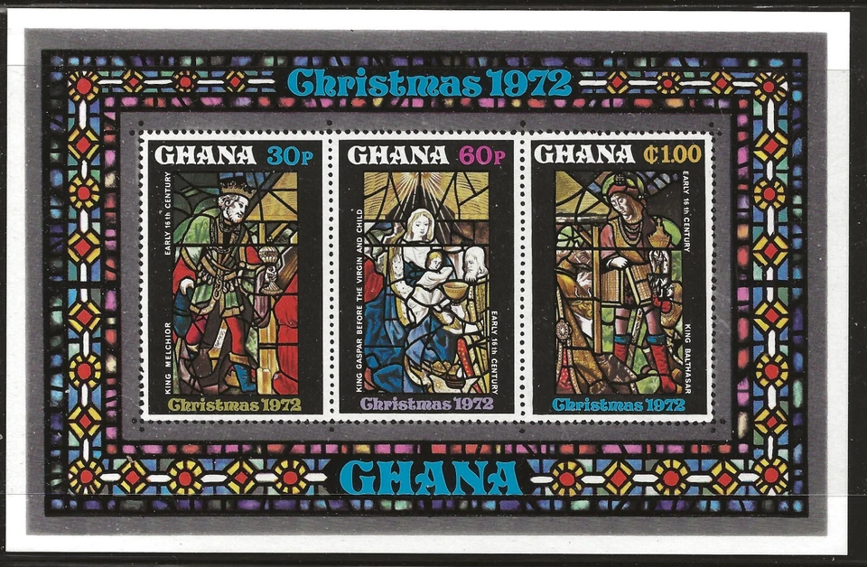 Ghana Scott #471a, Souvenir Sheet 1972 Complete Set FVF MNH - Image 1 of 1