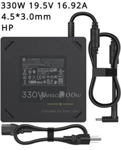 Genuine 19.5V 16.92A 330W AC Power Adapter HP Omen 17-ck1075ng 4.5mm Charger - Picture 1 of 5