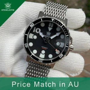 Steeldive SD1982, Kalmar, NH35, Sapphire, Lume, Shark Mesh, 25000m Diver, Diving - Picture 1 of 15