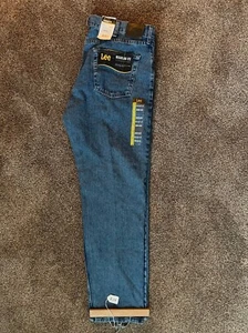 Herrenjeans neu mit Etikett Lee normale Passform gerades Bein - W38 x L32 - ursprünglich $ 50,00 - REDUZIERT - Bild 1 von 1