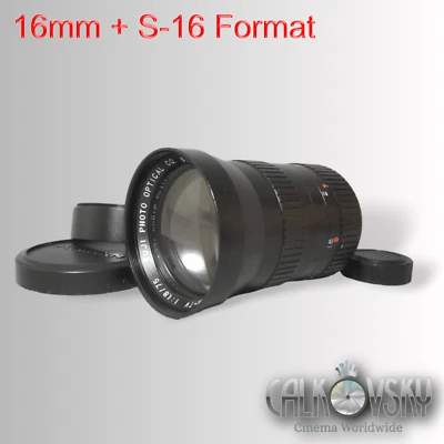 SUPER-16! FAST FUJINON 1.8/75MM C-MOUNT LENS BOLEX 16MM MOVIE CAMERA *MINT! - Image 1 of 4