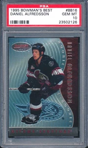 1995-96 Bowman Bowman's Best Rookie #BB16 Daniel Alfredsson - PSA 10 GEM MINT - Bild 1 von 2