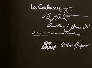 Architecture Book Le Corbusier Saarinen Erich Mendelsohn Walter Gropius Gaudi - Picture 1 of 12