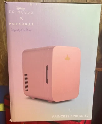 New in Box Disney Princess X PopSugar Happily Ever After Pink 6L Fridge - Image 1 of 4