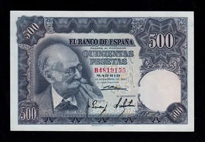 F.C. 500 PESETAS 1951 , SERIE B , S/C- . - Bild 1 von 2