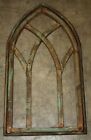 Wooden Antique Style Church WINDOW Frame Primitive Wood Gothic 30 1/2" Shabby