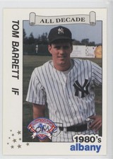 1990 Best Albany-Colonie Yankees/A's All Decade Tom Barrett #15