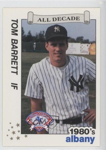 1990 Best Albany-Colonie Yankees/A's All Decade Tom Barrett #15