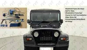 New Windshield Kit For ROXOR WIth Wiper Set & Fittings @VD - Picture 1 of 6