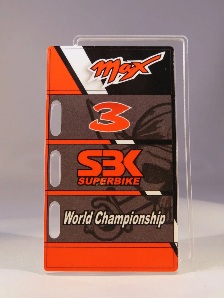 MODELLINO SCALA 1:12 PITBOARDS BOX MOTO BIAGGI SBK MODELLISMO STATICO PLEXIGLASS - Immagine 1 di 1