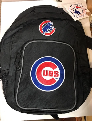 Chicago Cubs Backpack Action Laptop Bag MLB Baseball Major League Product Cover