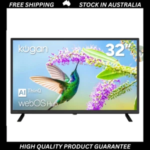 Kogan 32" LED WebOS ThinQ AI Smart TV & DVD Combo Home Theatre Entertainment USB - Picture 1 of 8