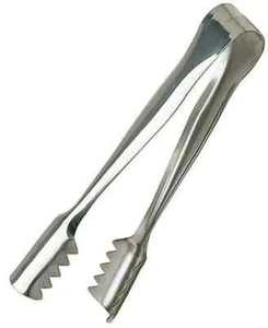 Ice Tong Stainless Steel | 6.5" Tong | Ice Cubes Sugar Cubes Lemon Slice Tong. - Picture 1 of 3