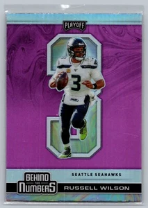 2020 Panini Playoff - Behind The Numbers Optic Pink #BTN-21 Russell Wilson - Picture 1 of 2