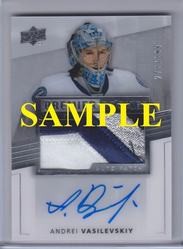 2014-15 UPPER DECK UD PREMIER AUTO PATCH ROOKIES - CHOOSE - Image 1 of 1