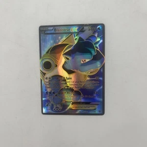 BLASTOISE EX 142/146 XY Base Set FULL ART HOLO RARE Pokemon TCG card - Picture 1 of 2