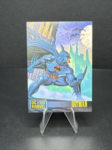1995 Fleer/SkyBox DC Versus Marvel Batman vs. Captain America Promo Card - Picture 1 of 2