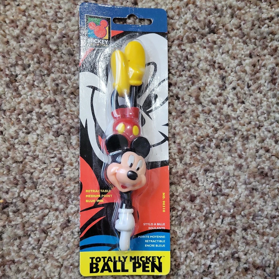 Disney Totally Mickey Ball Pen by Pentech 1995 MOC