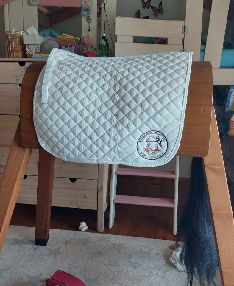 Schabracke Waldhausen Satteldecke Competition weiß DRESSUR Sattelunterlage - Bild 1 von 4