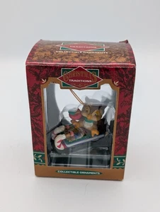 Tradiciones Navideñas Coleccionables Adornos Matriz Maestro Búho Libro Trineo Sin usar, en caja - Imagen 1 de 2